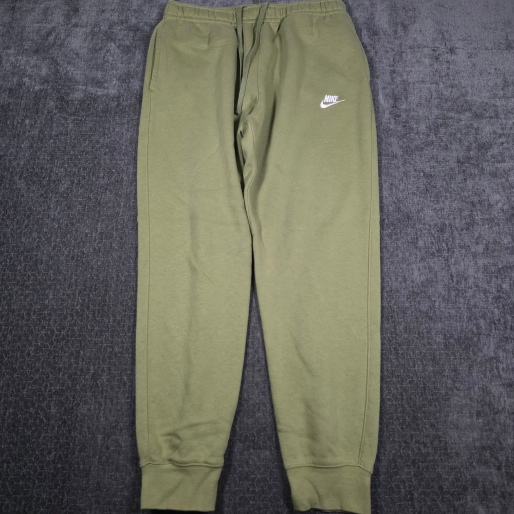 Nike Sportswear Club Fleece Joggers Olive Green BV2671-334 Mens Large L Athletic
